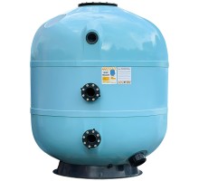 Фильтр AquaViva HS1800 (127 м³/ч, 1800 мм, 110 мм, 2,5 Бар, 1,2 м, голубой)+ люк д/выгр и см/окно