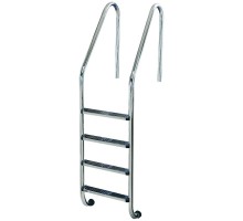 Лестница Flexinox STANDARD 4 ст AISI-304, для широкого борта