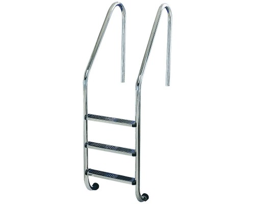 Лестница Flexinox STANDARD 3 ст AISI-304, для широкого борта