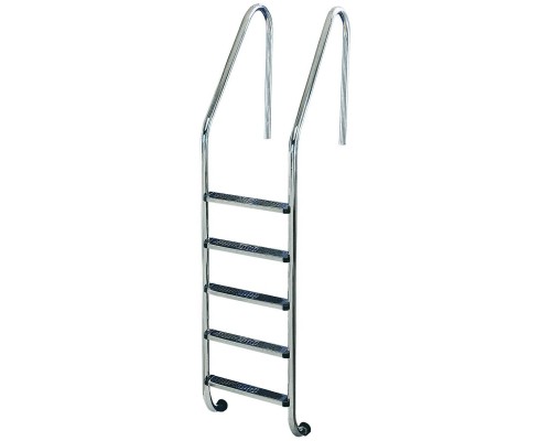 Лестница Flexinox STANDARD 5 ст AISI-304, для широкого борта