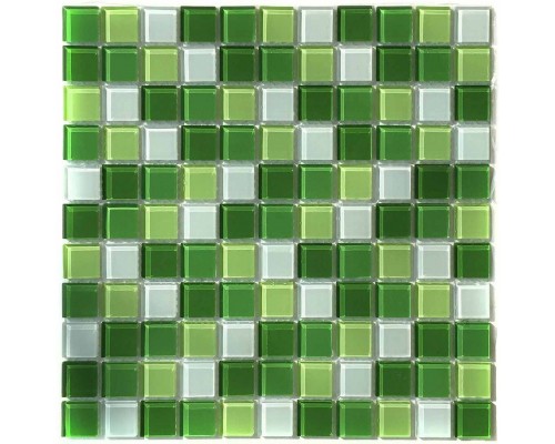 Мозаика стеклянная Aquaviva Сristall Green Light DCM173 (УП.)