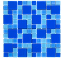 Мозаика для бассейна стеклянная Aquaviva Cristall Dark Blue DCM305 (23 мм - 48 мм) (УП.)