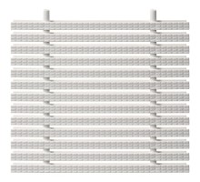 Переливная решетка 2-е. соед. AquaViva 295*25mm Classik