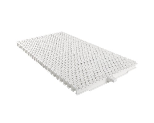 Переливная решетка Aquaviva TG-03 Grift Claw с центральным соединением 245x25 мм (белая)