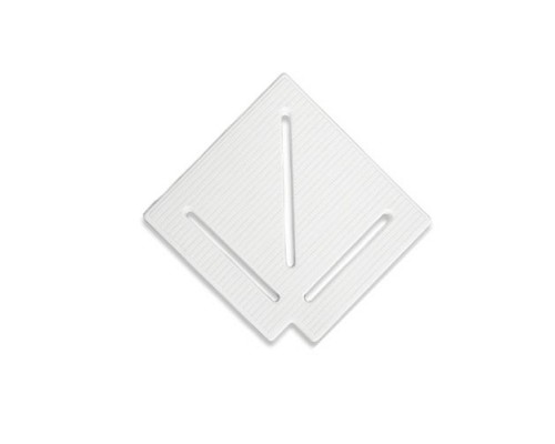 Угловой элемент AquaViva KK-15-1 Classic для переливной решетки 90° 145/25 мм (белый)