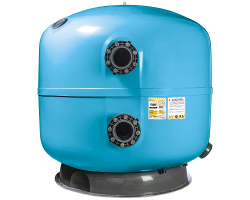Фильтр AquaViva MS2000 (157 м³/ч, 2000 мм, 5610 кг, 140 мм, 2,5Бар, 1 м, серый) + люк д/выгрузки и смотровое стекло