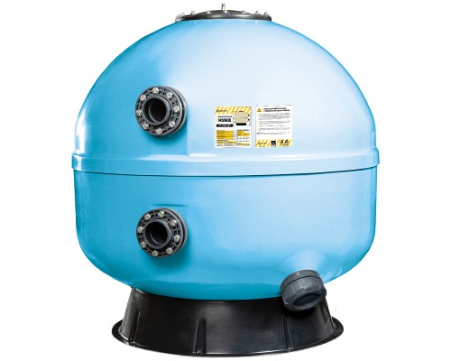 Фильтр AquaViva MS1600 (101м³/ч, 1600 мм, 3060 кг, 110 мм, 2,5Бар,1м засыпка)+люк д/выгрузки