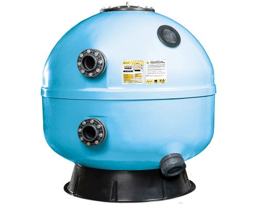Фильтр AquaViva MS1600 (101м³/ч, 1600 мм, 3060 кг, 110 мм, 2,5Бар,1м засыпка)+люк д/выгрузки и см/окно