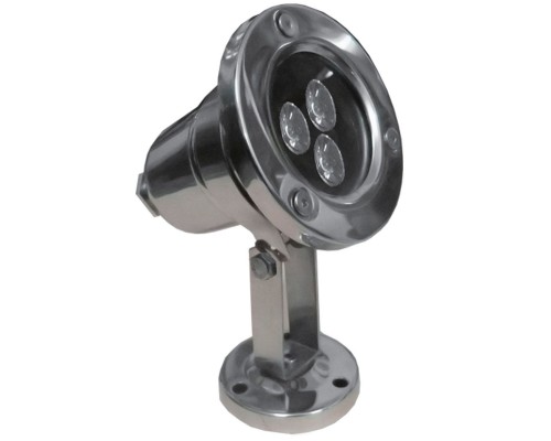 Прожектор для фонтана AquaViva LED (3led 3W 12V AC/DC) Белый теплый
