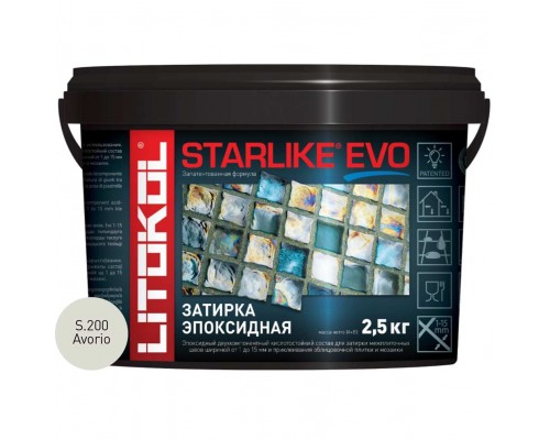 Затирочная смесь Litokol STARLIKE EVO Avorio S.200, 2.5 кг