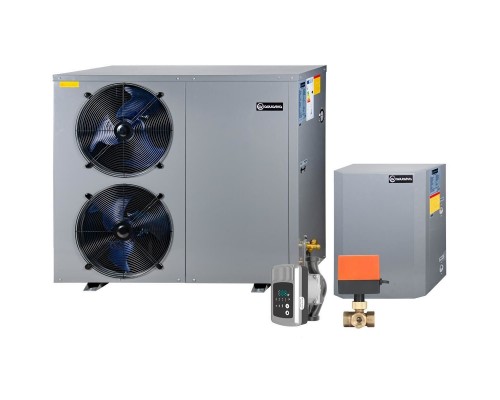 Тепловой насос ГВС Сплит AquaViva AVH-15-25S+CP3W с циркуляционным насосом и трехходовым клапаном