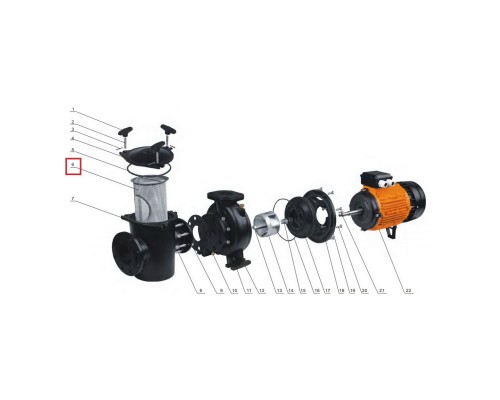 Корзинка префильтра насоса Aquaviva AVC-5.5-10T