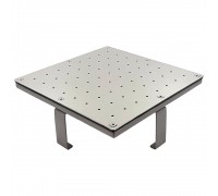 Плато аэромассажное 800х800 (плёнка) G2" (внутр.) нерж. AISI-316 /ПА.80.2/1