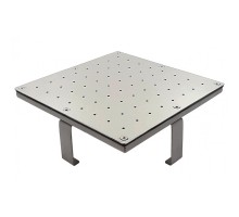 Плато аэромассажное 800х800 (плёнка) G2" (внутр.) нерж. AISI-316 /ПА.80.2/1