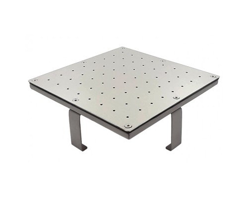 Плато аэромассажное 800х800 (плёнка) G2" (внутр.) нерж. AISI-316 /ПА.80.2/1