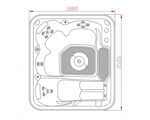 Бассейн СПА JNJ SPA-413
