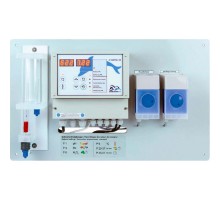 Авт.станция дозир и контр. CF control 100 – ХЛОР PANEL, 2насоса