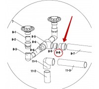 Переход 2" х 2.5" для распределительной системы /02-0710/