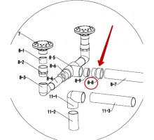 Переход 2" х 2.5" для распределительной системы /02-0710/