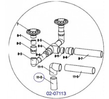 Водоподъемная труба 2.5" к фильтру KS1400-2.5/02-07113/