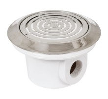 Донный слив Gemas 1 1/2" ВР решетка н/с (универсал) (04241T1SS)