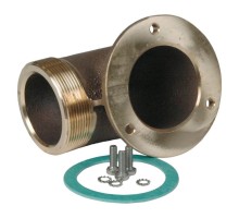 Угол 90° Hugo Lahme из бронзы резьбовой 2 1/2" (7158550)