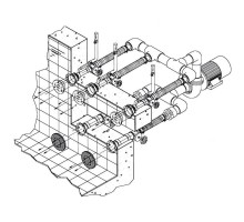 Установка гидромассажная Hugo Lahme Combi-Whirl 3 (8650020)