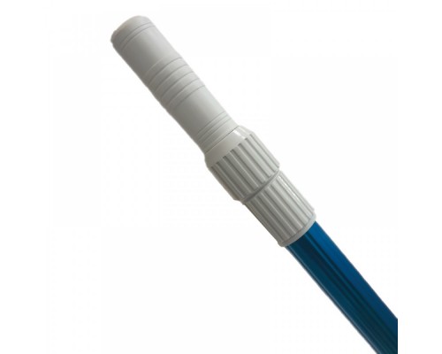 Телескопическая штанга 2,4-4,8м. Ребристая, голубая GemLab /TPR-1.1B-2/2400/