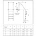 Лестница 3 ступени Gemas STANDARD AISI 316 (0312112)