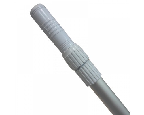 Телескопическая штанга 2,4-4,8м. Гладкая серебристая GemLab /TPS-0.8S-2/2400/