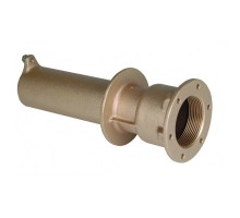 Стеновой проход дл.240 RG-бронза подкл. 2½" (внутр)х2"(внутр)(плитка)