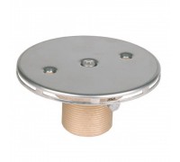 Форсунка донная регулируемая Ø 130 (плитка) G2"(наруж.) нерж. ст. AISI-316 и RG-бронза