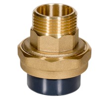 Накидная муфта Gemas ПВХ-латунь 50мм х1 1/2" НР (133474)
