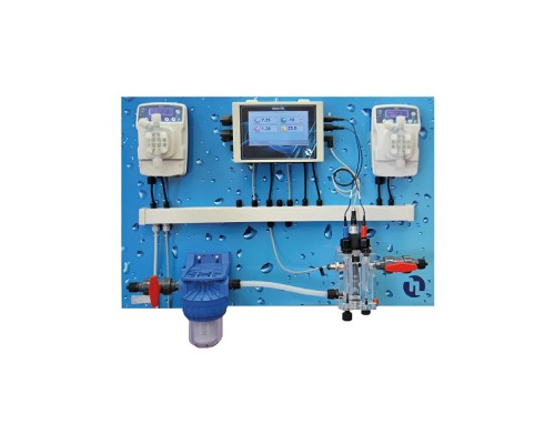 Авт.станция дозир и контр. eONE GUARD TOUCH PH/RX/CL/T, 0-20 ppm/QPA8K11338ER/QPA80K11338AM