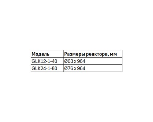 Ультрафиолетовая установка GLK12, 1х40 Вт, 6 м³/час,  подкл. 1½" , AISI304, 220В /GLK12-1-40/