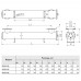 Ультрафиолетовая установка GLSQ, 4х320 Вт, 160 м³/час, DN150, AISI304, 220В, мех.оч.