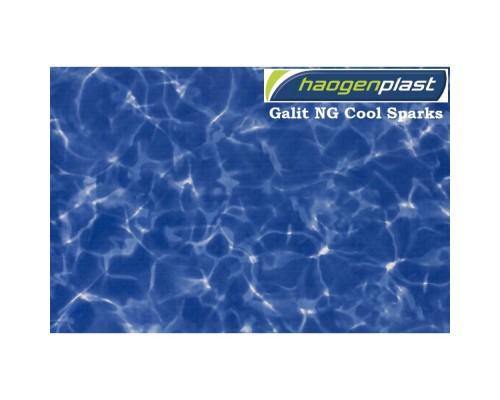 Пленка ПВХ 1,65х25,00м "Haogenplast", Galit NG Cool Sparks , темный мрамор