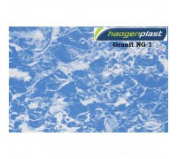 Пленка ПВХ 1,65х25,00м "Haogenplast", Granit NG 1, светлый гранит