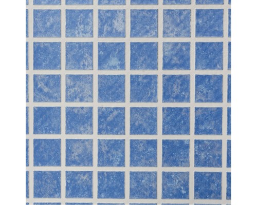 Пленка ПВХ 1,65х25,00м "Haogenplast Matrix",  Blue-3D, синяя мозайка-3D