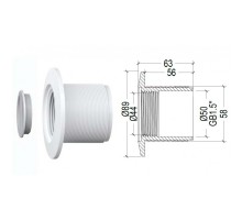 Фланец GR02, 1.5"x 2", для светильников N601, N861, бетон, комплект /N601.GR02/