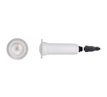 Cветильник N601, LED, RGB 2 пр., встр., без фланца GR02V, 12 вт, 12ВAC, ABS /N601HCP12R2A/