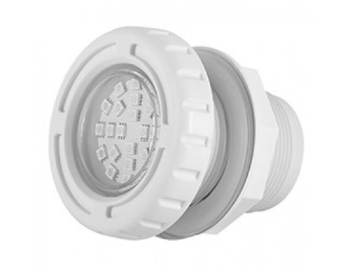 Cветильник N631, LED, RGB 2 пр., встраиваемый, гайка, 5Вт, 12В AC, ABS /N631P5R2A/