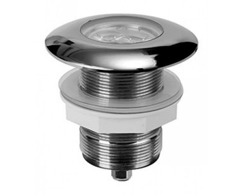 Cветильник N632, LED, RGB 2 пр., встраиваемый, гайка, 5Вт, 12В AC, AISI304 /N632P5R2S/