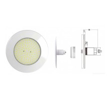 Cветильник N861, LED, RGB 2 пр., встраиваемый, 1 ½", 25Вт, 12ВAC, ABS