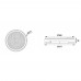Лампа PS710, LED, белый, PAR56-тонкая, 25 Вт, 12В AC, ABS