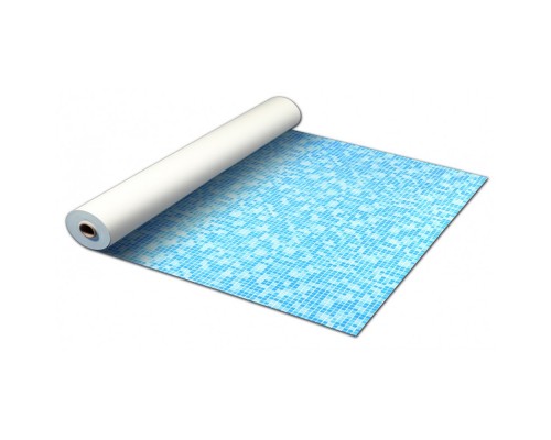 Пленка ПВХ 1,65х25,00м "Alkorplan-3000", "Byzance Blue",  мозаика неразмытая