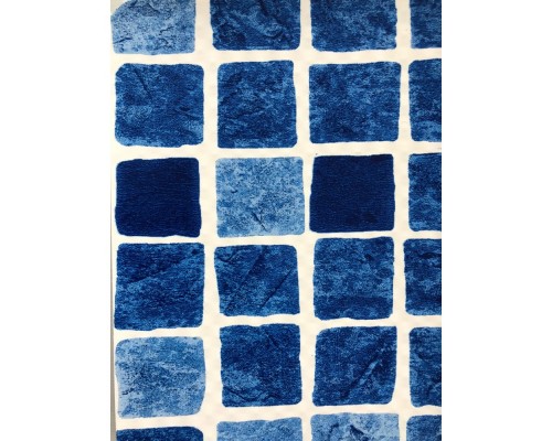 Пленка ПВХ 1,65х25,00м "Alkorplan-3000", "Byzance Blue",  мозаика неразмытая