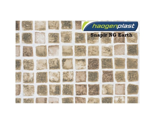 Пленка ПВХ 1,65х25,00м "Haogenplast", Snapir NG Earth, бежевая мозайка