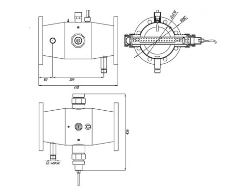 Ультрафиолетовая установка UVM-1800, 100 м3/ч, , 1,8кВт,  Ду150, AISI-316