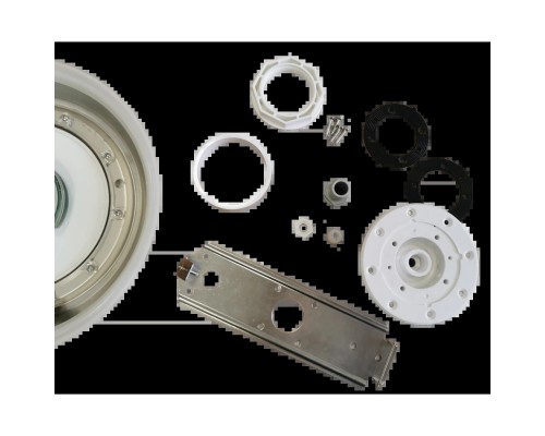 Светильник W803, LED, белый холод-й, 2 пр., накл., бетон, 25Вт, 12ВAC, AISI-316